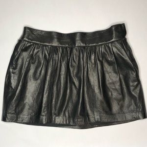 Diane von Furstenberg leather skirt 2